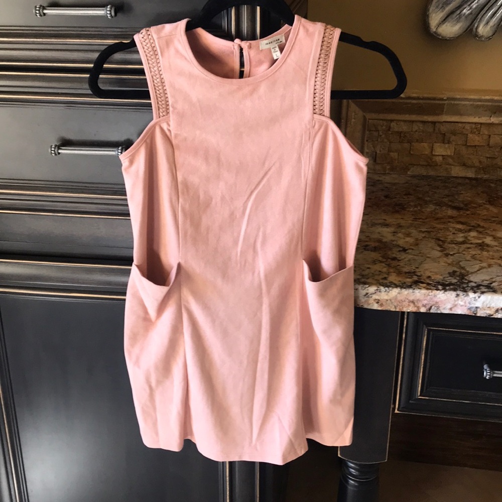 Faux Suede dress L